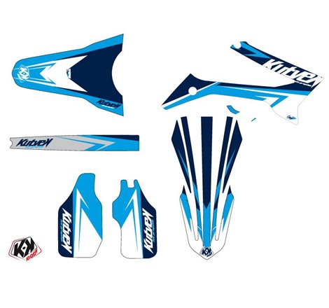 Kit Deco Moto Cross Stage TM EN 250 FI Bleu LIGHT