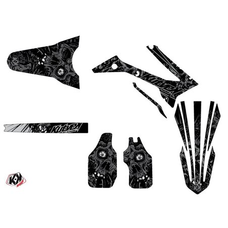 Kit Deco Moto Cross Zombies Dark TM EN 250 FI Noir LIGHT
