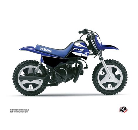 Kit Deco Moto Cross US STYLE Yamaha PW 50 Bleu