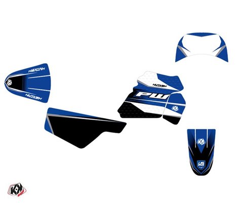 Kit Deco Moto Cross US STYLE Yamaha PW 50 Bleu