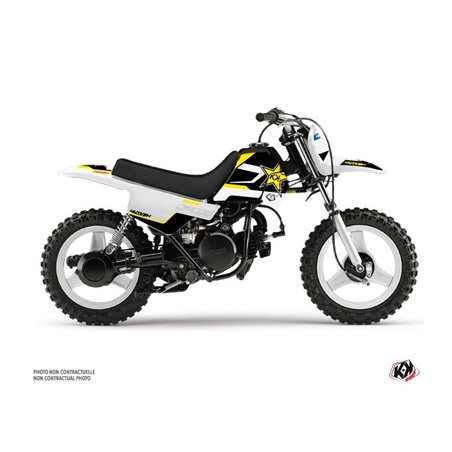 Kit Deco Moto Cross US STYLE Yamaha PW 50 Noir