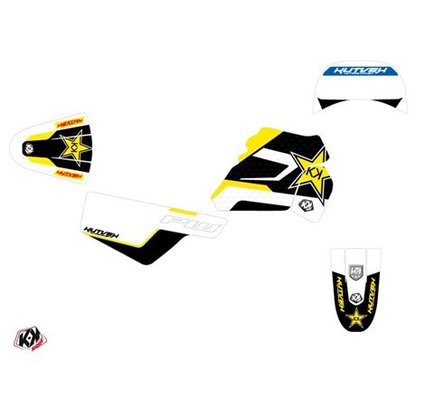 Kit Deco Moto Cross US STYLE Yamaha PW 50 Noir