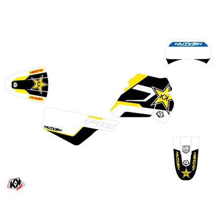Kit Deco Moto Cross US STYLE Yamaha PW 50 Noir