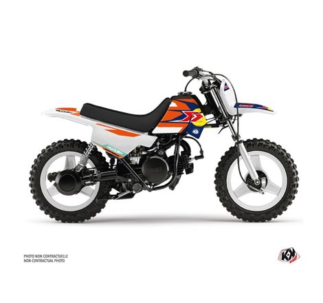 Kit Deco Moto Cross US STYLE Yamaha PW 50 Orange