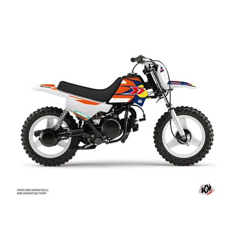 Kit Deco Moto Cross US STYLE Yamaha PW 50 Orange