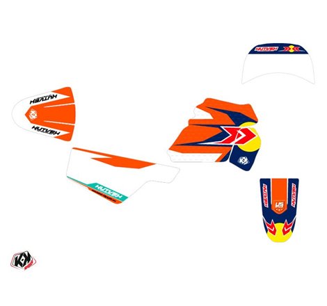 Kit Deco Moto Cross US STYLE Yamaha PW 50 Orange