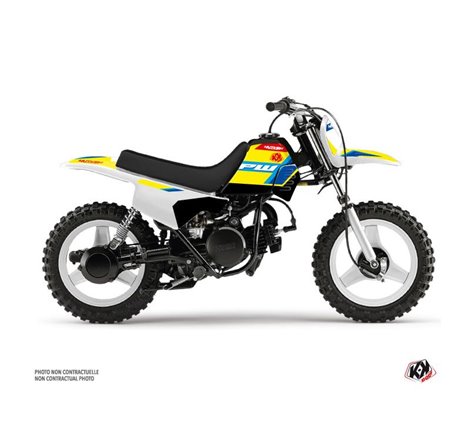 Kit Deco Moto Cross US STYLE Yamaha PW 50 Jaune