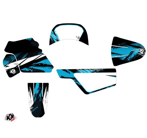 Kit Deco Moto Cross Techno Yamaha PW 50 Bleu