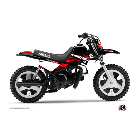 Kit Deco Moto Cross Techno Yamaha PW 50 Rouge