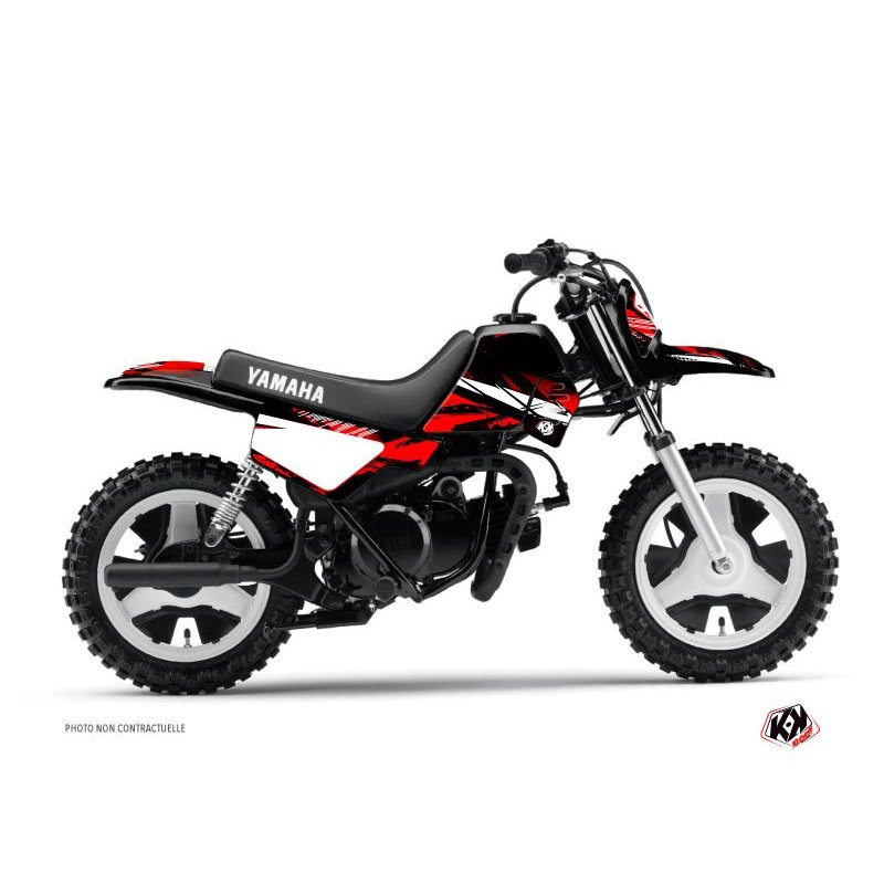 Kit Deco Moto Cross Techno Yamaha PW 50 Rouge