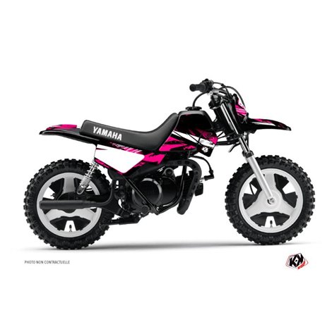Kit Deco Moto Cross Techno Yamaha PW 50 Rose