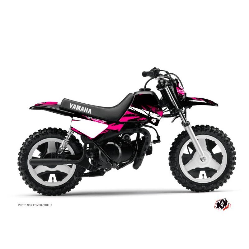 Kit Deco Moto Cross Techno Yamaha PW 50 Rose