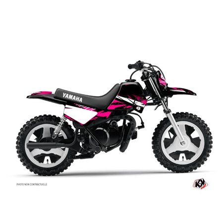 Kit Deco Moto Cross Techno Yamaha PW 50 Rose