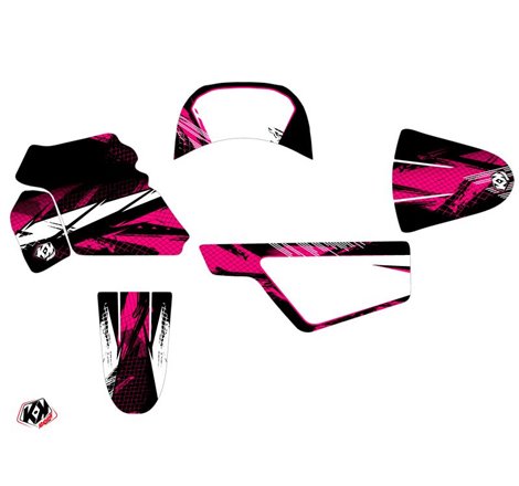 Kit Deco Moto Cross Techno Yamaha PW 50 Rose