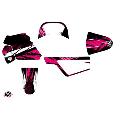 Kit Deco Moto Cross Techno Yamaha PW 50 Rose