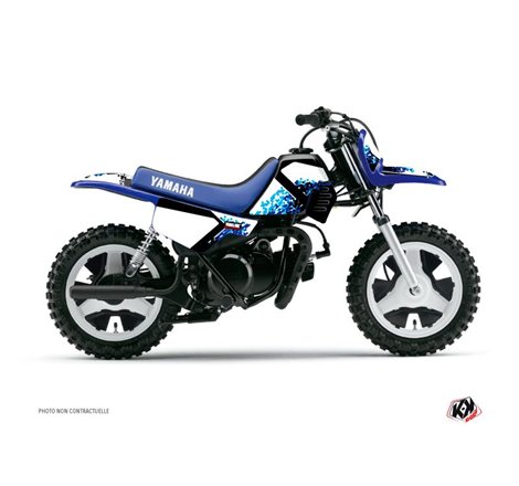 Kit Deco Moto Cross Hangtown Yamaha PW 50 Bleu