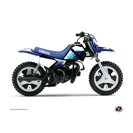 Kit Deco Moto Cross Hangtown Yamaha PW 50 Bleu