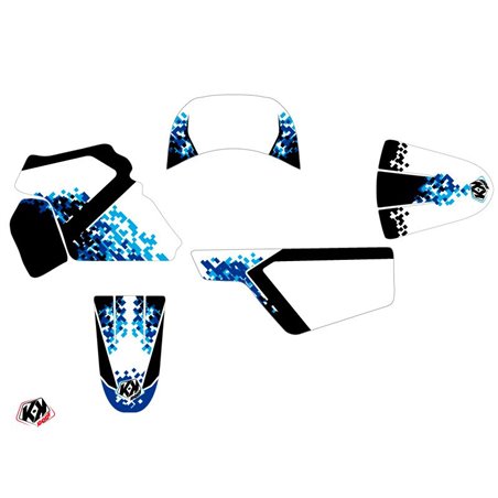 Kit Deco Moto Cross Hangtown Yamaha PW 50 Bleu
