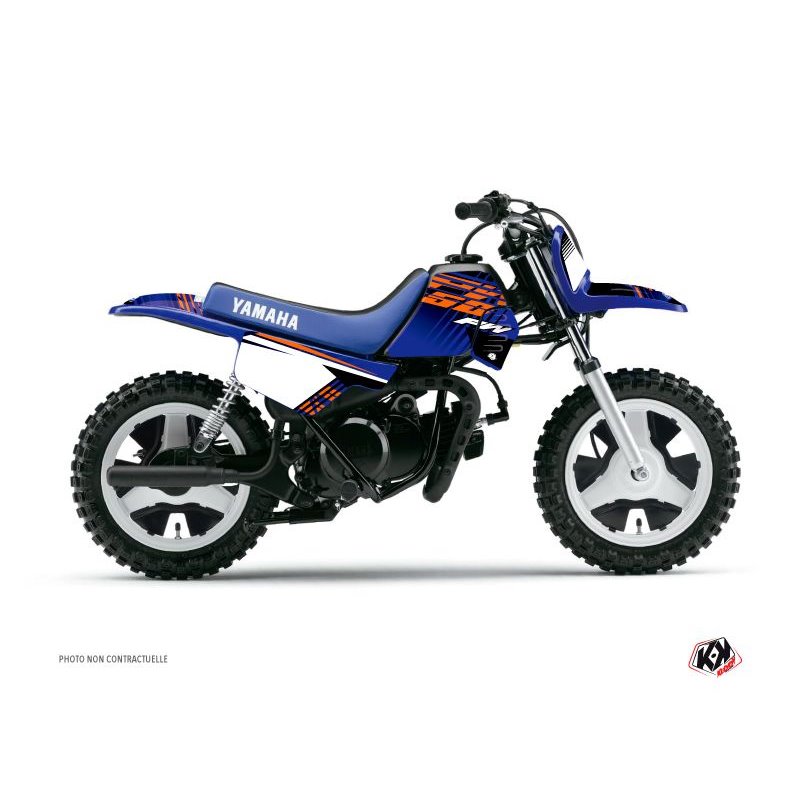 Kit Deco Moto Cross Flow Yamaha PW 50 Orange