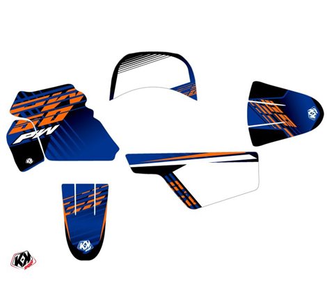 Kit Deco Moto Cross Flow Yamaha PW 50 Orange