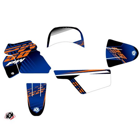 Kit Deco Moto Cross Flow Yamaha PW 50 Orange