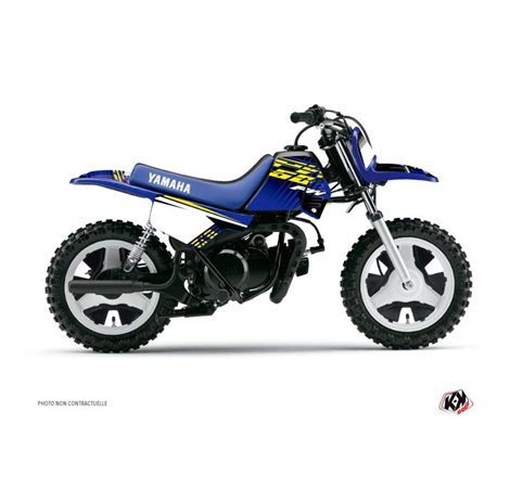 Kit Deco Moto Cross Flow Yamaha PW 50 Jaune