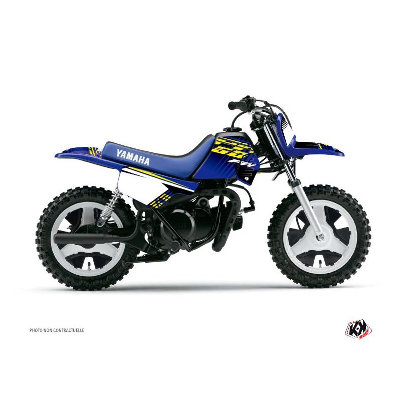 Kit Deco Moto Cross Flow Yamaha PW 50 Jaune