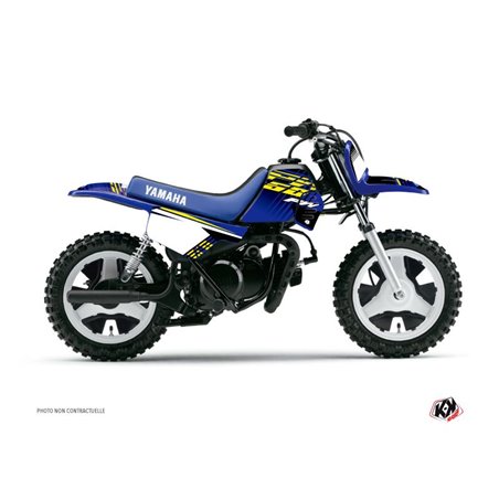 Kit Deco Moto Cross Flow Yamaha PW 50 Jaune