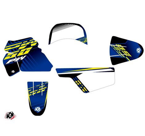 Kit Deco Moto Cross Flow Yamaha PW 50 Jaune
