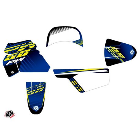 Kit Deco Moto Cross Flow Yamaha PW 50 Jaune