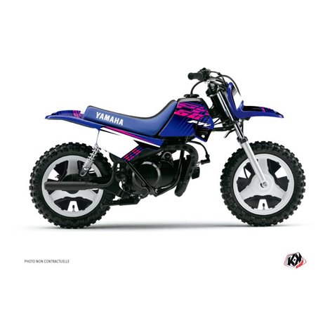 Kit Deco Moto Cross Flow Yamaha PW 50 Rose