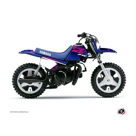 Kit Deco Moto Cross Flow Yamaha PW 50 Rose