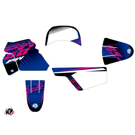 Kit Deco Moto Cross Flow Yamaha PW 50 Rose