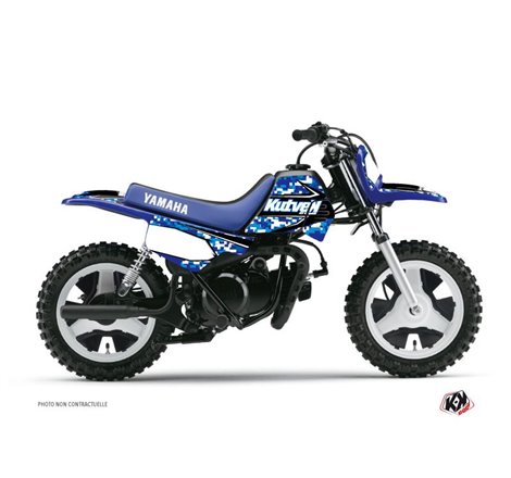 Kit Deco Moto Cross Predator Yamaha PW 50 Bleu