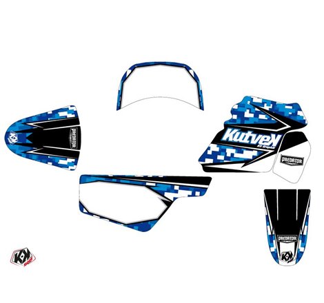 Kit Deco Moto Cross Predator Yamaha PW 50 Bleu