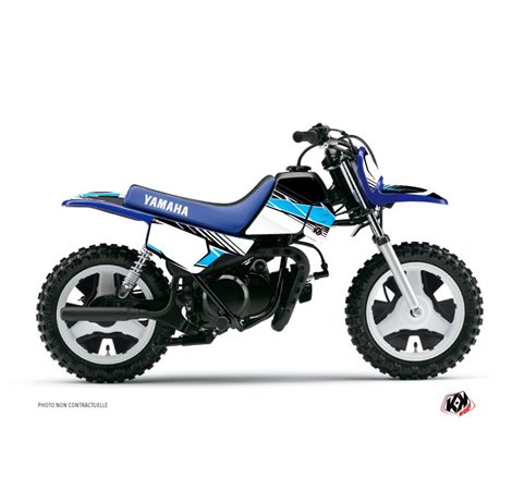Kit Deco Moto Cross Stripe Yamaha PW 50 Noir
