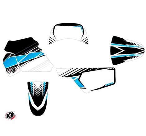 Kit Deco Moto Cross Stripe Yamaha PW 50 Noir