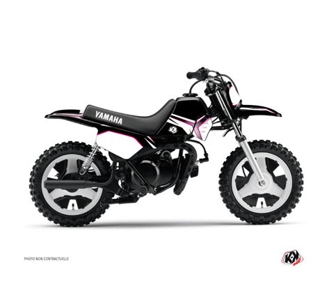 Kit Deco Moto Cross Stripe Yamaha PW 50 Rose