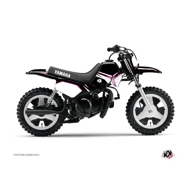 Kit Deco Moto Cross Stripe Yamaha PW 50 Rose