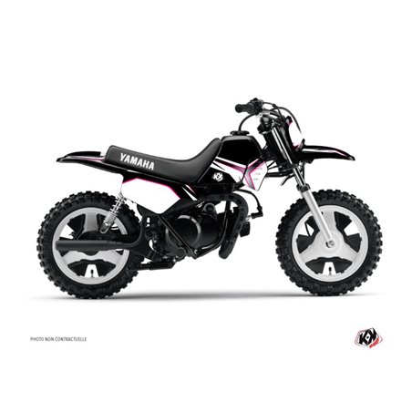 Kit Deco Moto Cross Stripe Yamaha PW 50 Rose