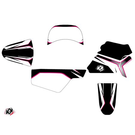 Kit Deco Moto Cross Stripe Yamaha PW 50 Rose