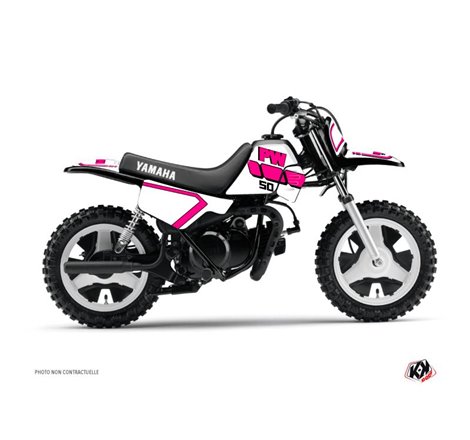 Kit Deco Moto Cross Vintage Yamaha PW 50 Rose