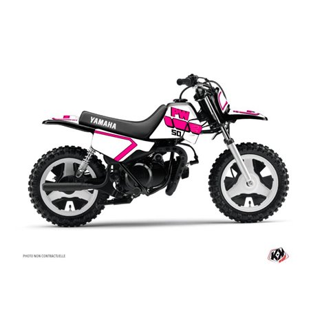 Kit Deco Moto Cross Vintage Yamaha PW 50 Rose