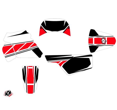 Kit Deco Moto Cross Replica Yamaha PW 50 Rouge