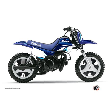 Kit Deco Moto Cross Stage Yamaha PW 50 Bleu