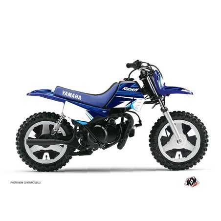 Kit Deco Moto Cross Stage Yamaha PW 50 Bleu