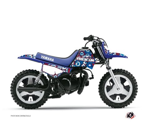 Kit Deco Moto Cross Freegun Eyed Yamaha PW 50 Rouge