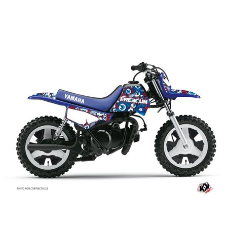 Kit Deco Moto Cross Freegun Eyed Yamaha PW 50 Rouge