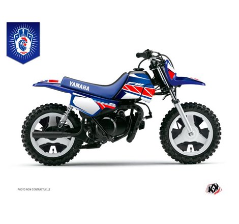 Kit Deco Moto Cross Replica France 2018 Edition Limitee Yamaha PW 50
