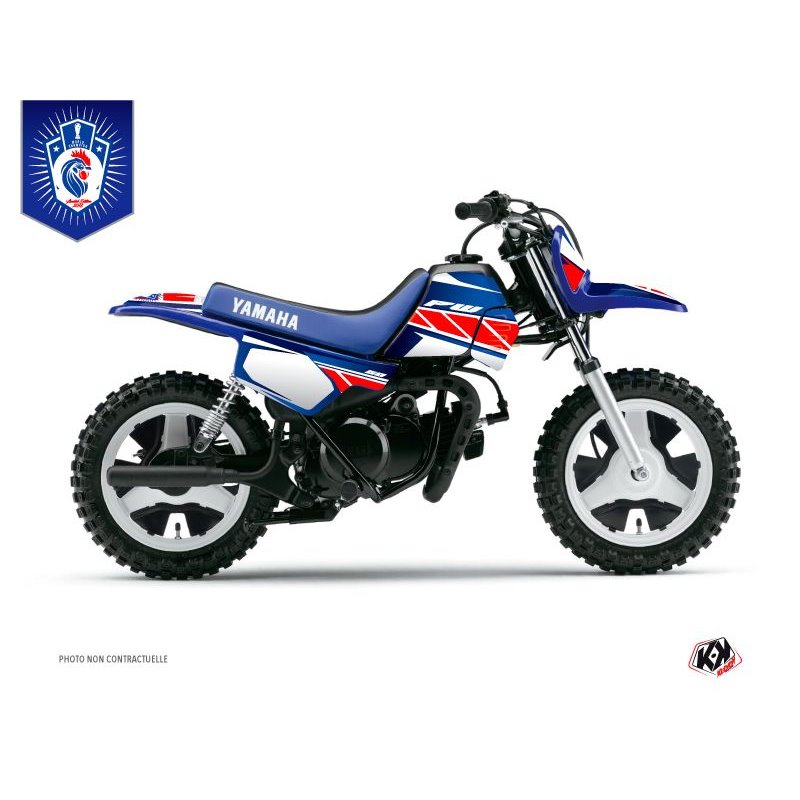 Kit Deco Moto Cross Replica France 2018 Edition Limitee Yamaha PW 50